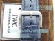 Swiss IWC Schaffhausen Ingenieur Replica Watch SS Blue Leather Strap (9)_th.jpg